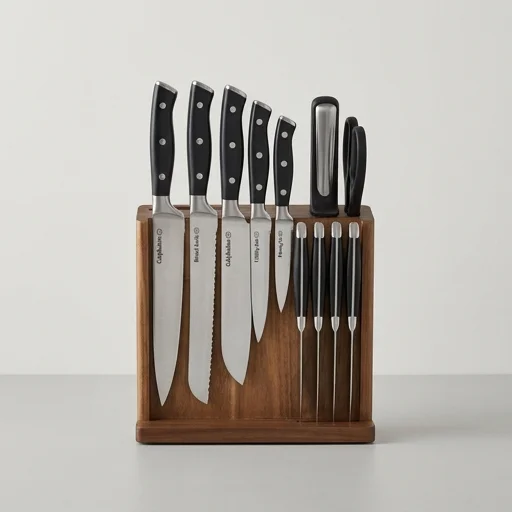 Calphalon Precision Space Saving 11-Piece Knife Block Set